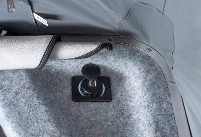 USB-C-Anschlüsse im unteren und oberen Bettbereich