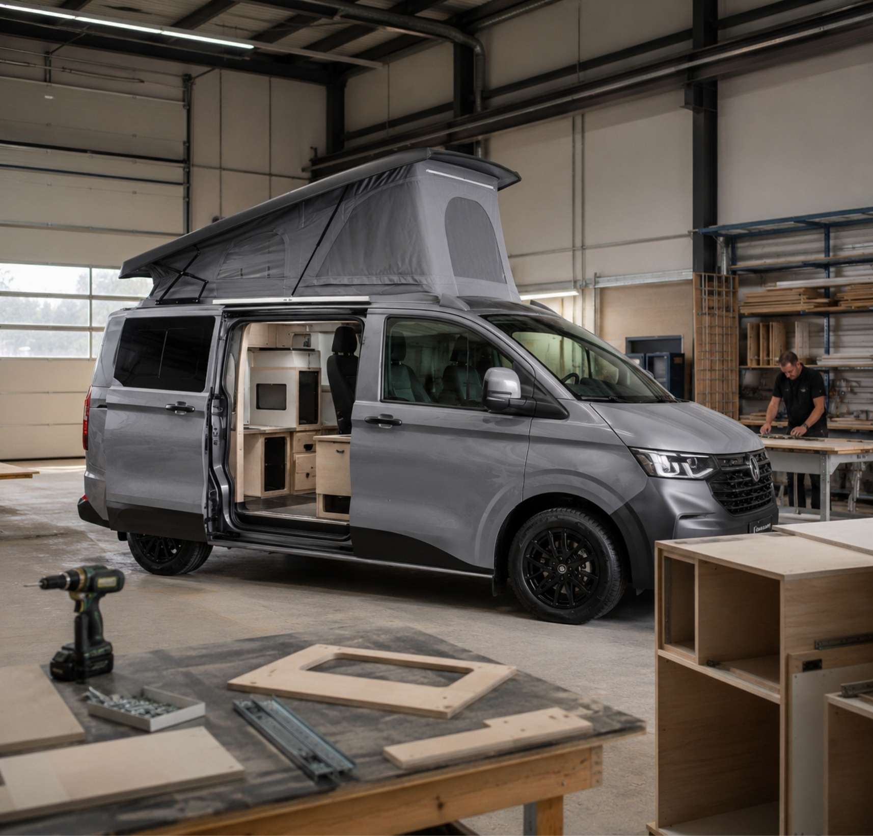 Campervan-Ausbau – so entsteht ein Wavecamper (eigene Tischlerei)