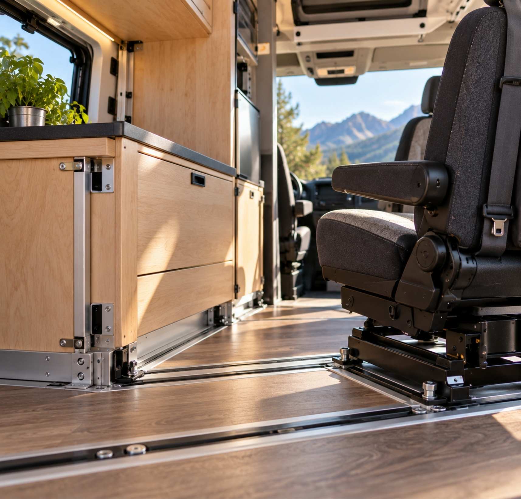 Sicherheit im Campervan-Ausbau – Zulassung, Möbelbefestigung und Sitze