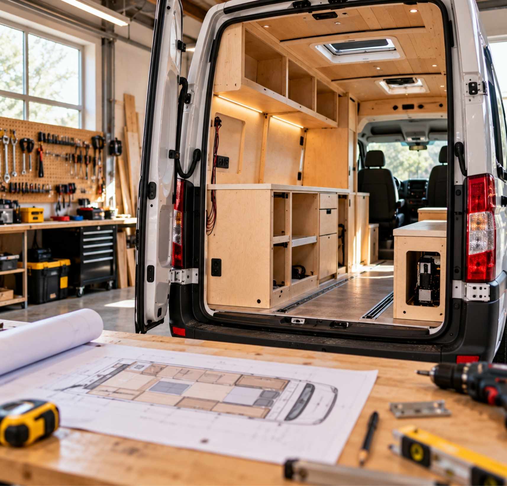 Wie lange dauert ein Campervan-Ausbau? Der Ablauf Schritt für Schritt